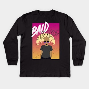 Bald girl Kids Long Sleeve T-Shirt